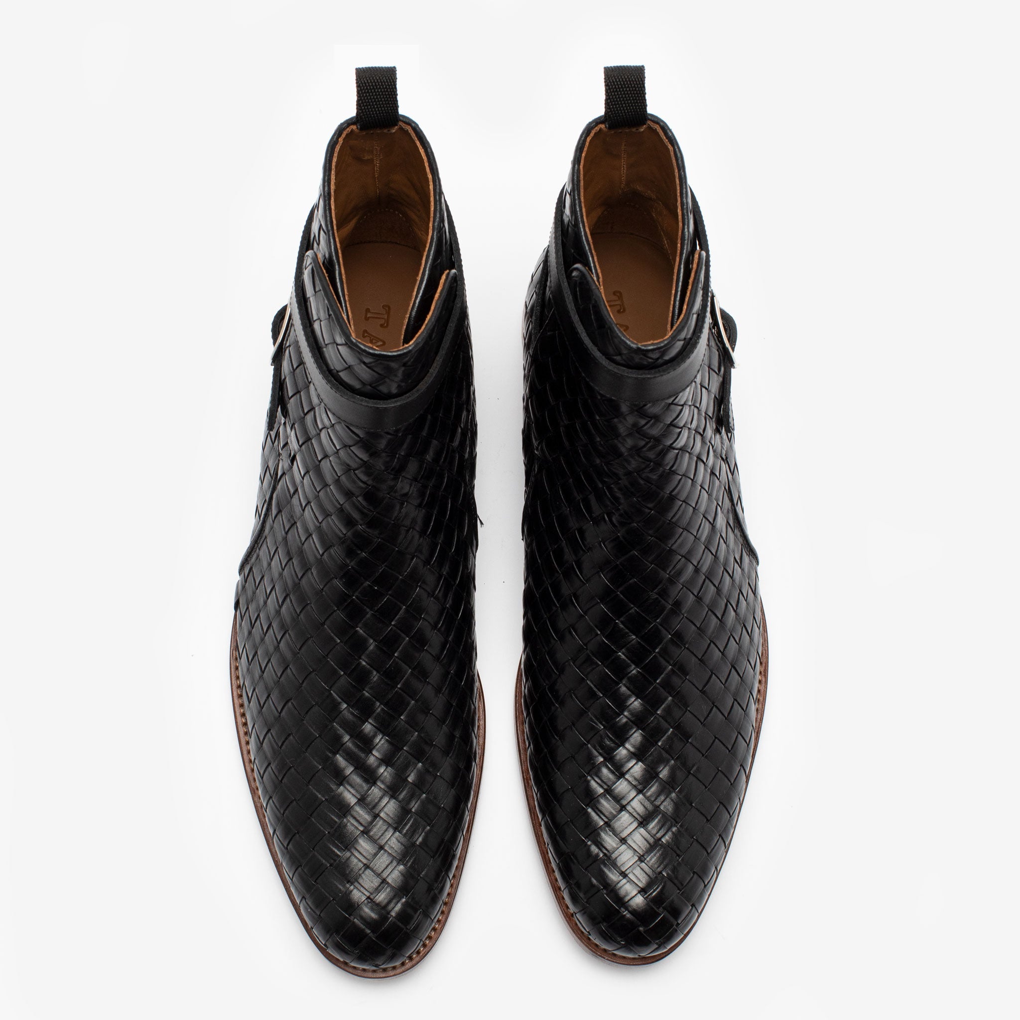 The Dylan Jodhpur Boot in Black Woven (Last Chance, Final Sale)