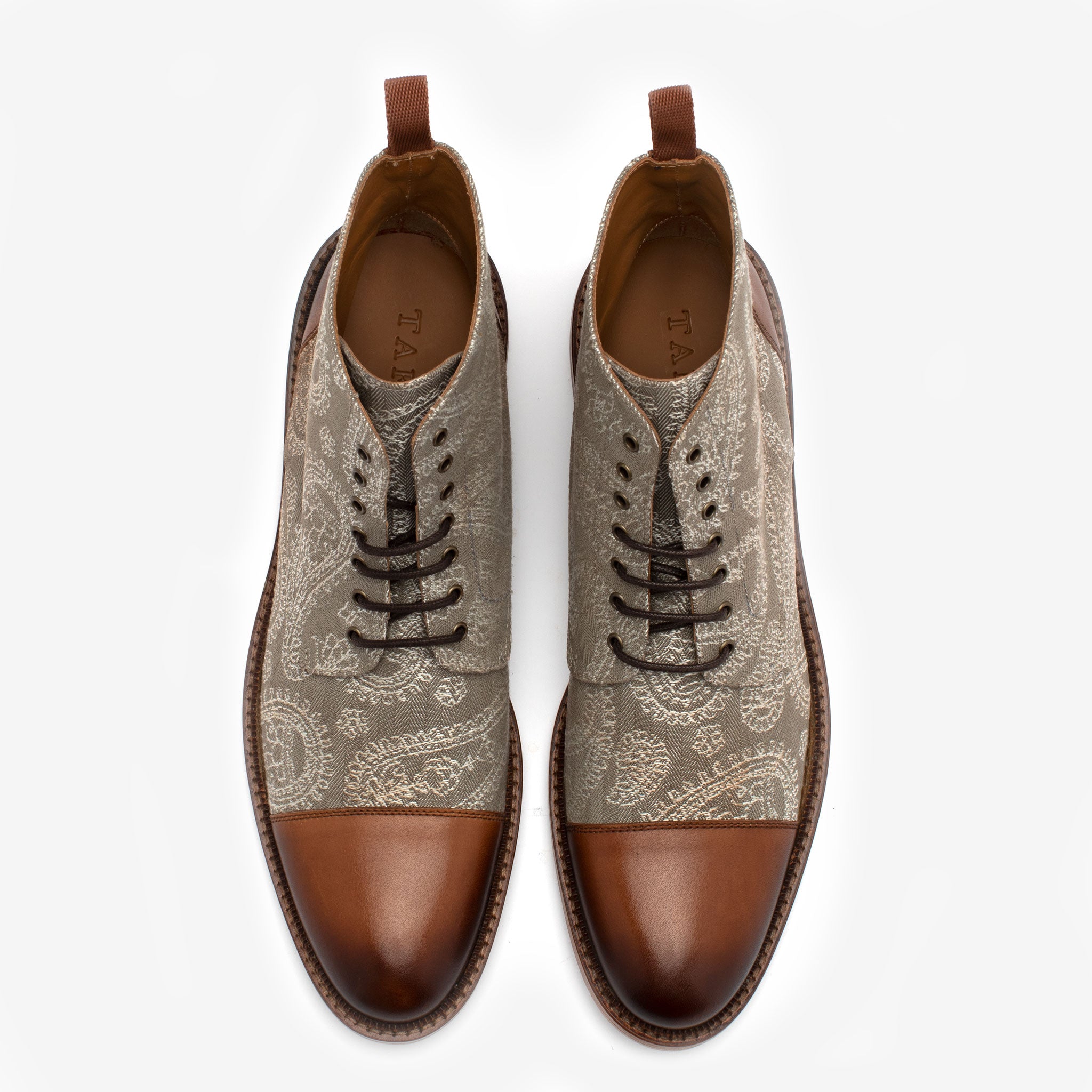 The Jack in Taupe Paisley