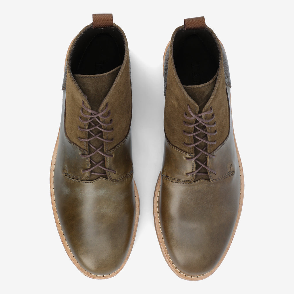 The Douglas Boot in Olive (Last Chance, Final Sale)