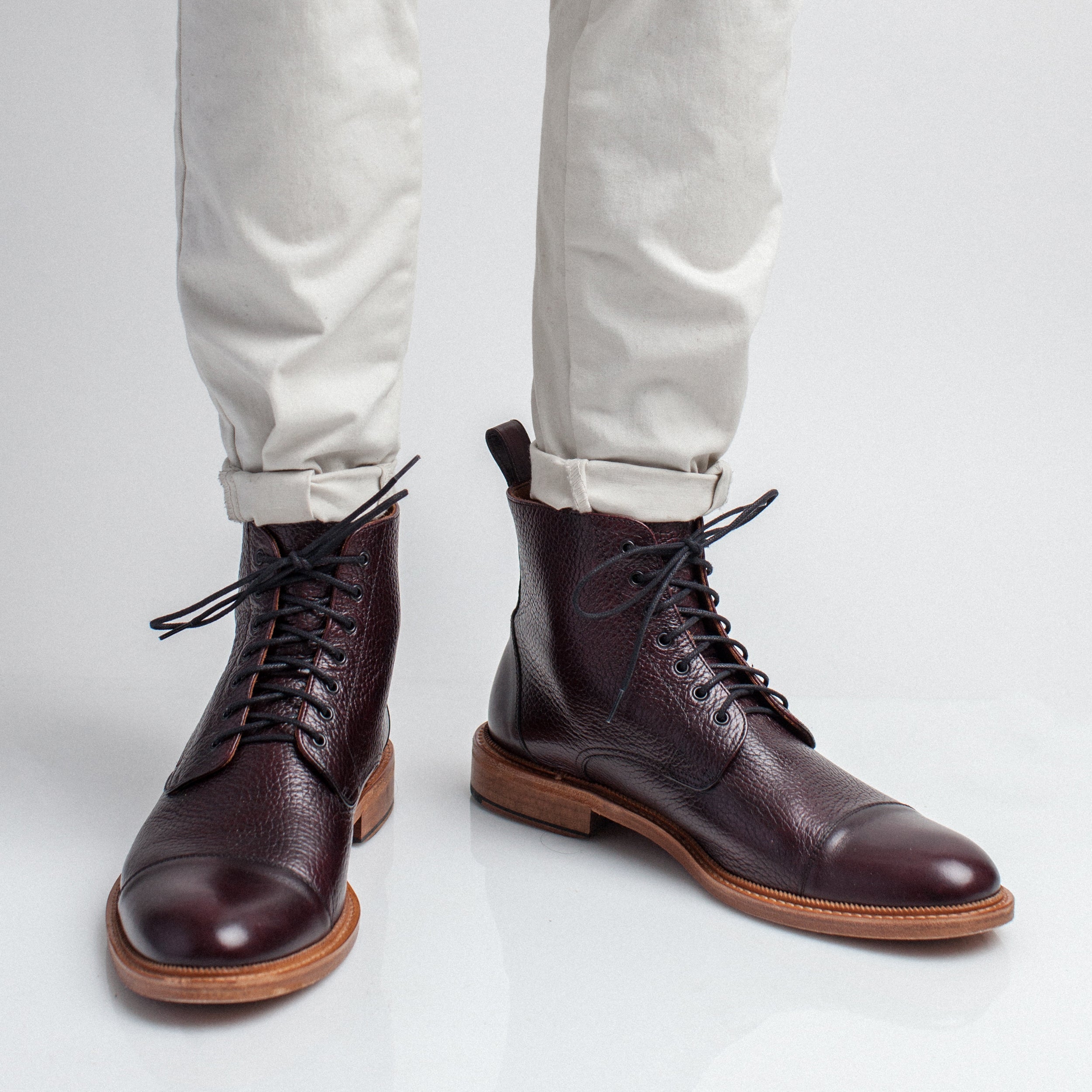 The Rome Boot in Oxblood