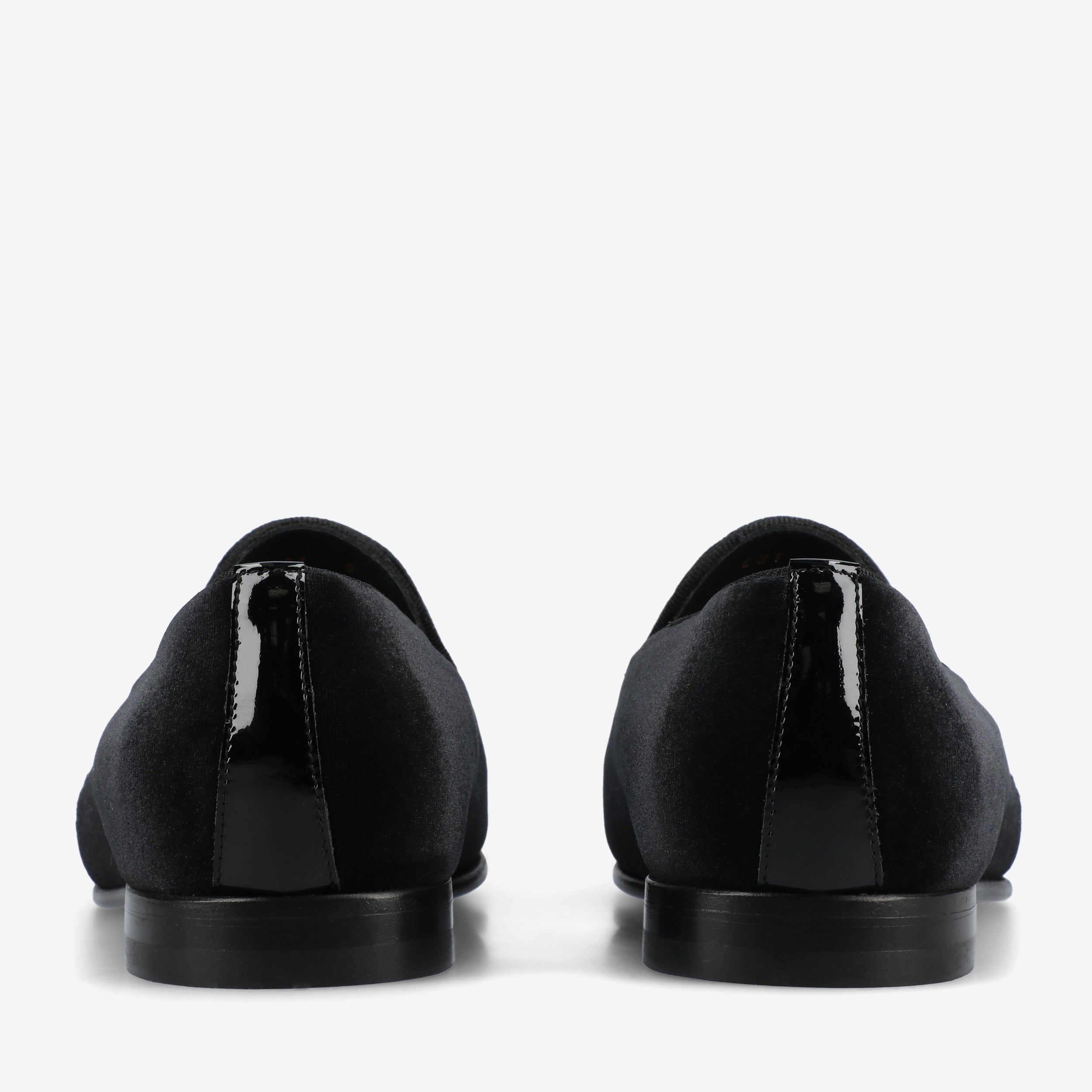 The Estate Slipper in Black Velvet