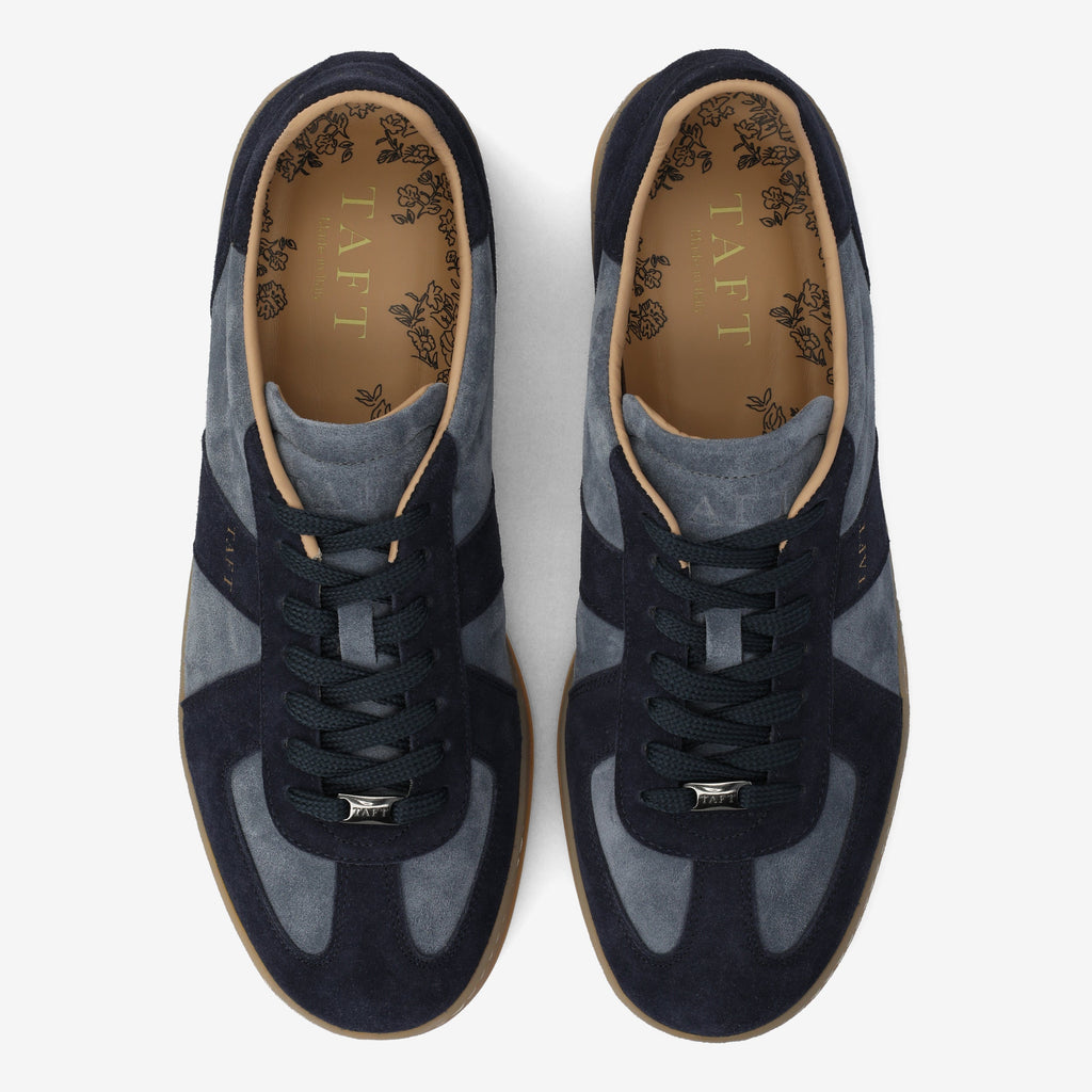 The Gatsby Sneaker in Blue Suede