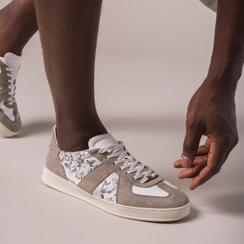 The Gatsby Sneaker in Eden Blanc