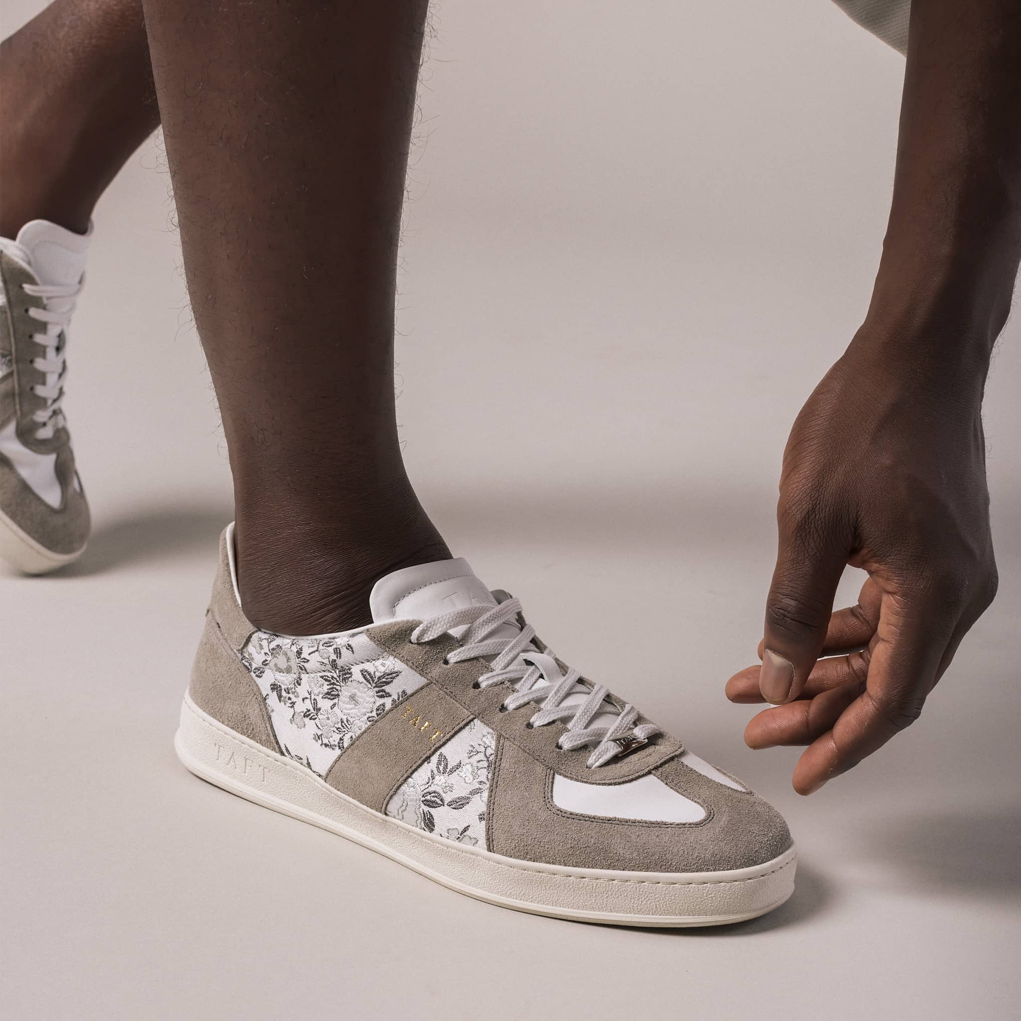 The Gatsby Sneaker in Eden Blanc