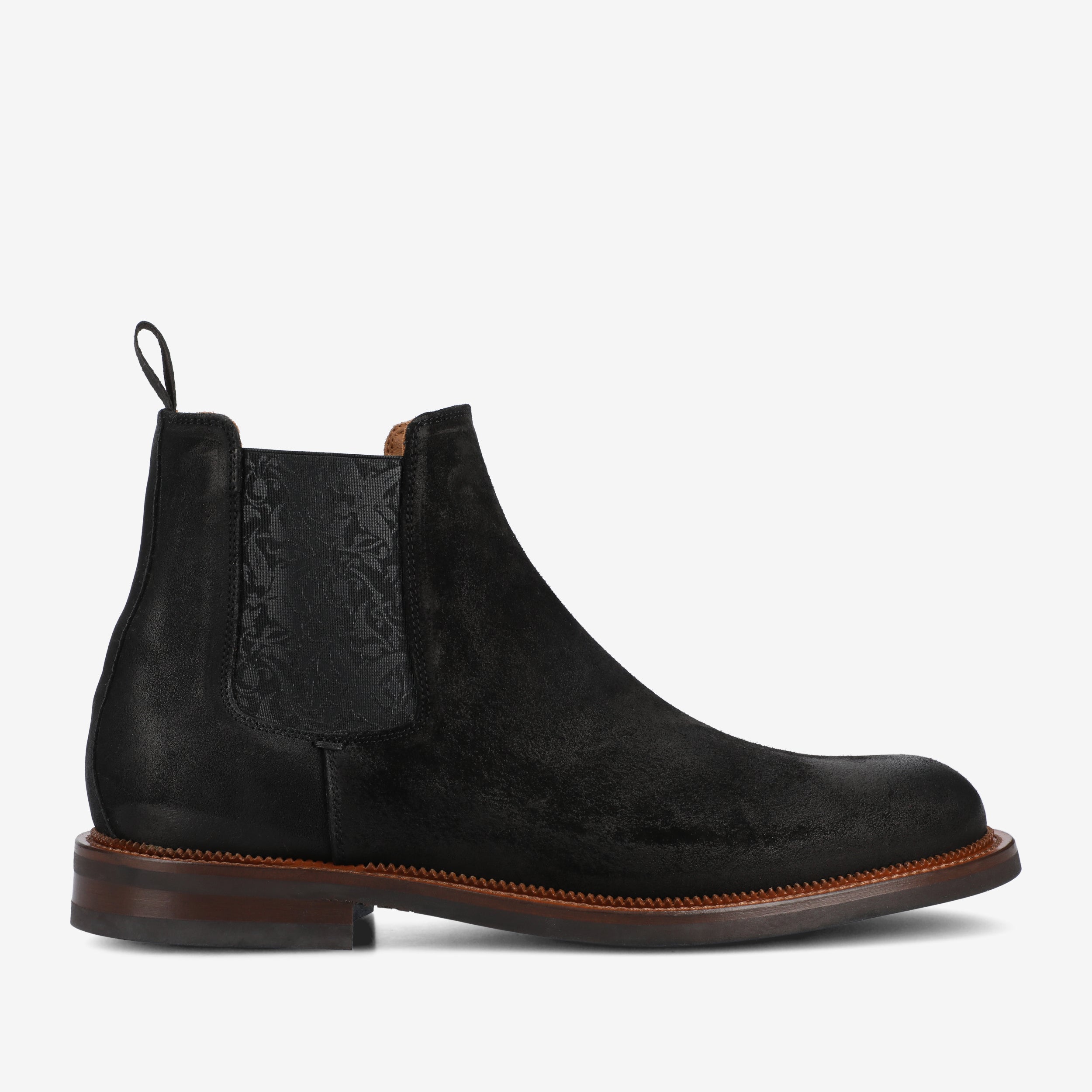 The Glen Boot in Black Suede
