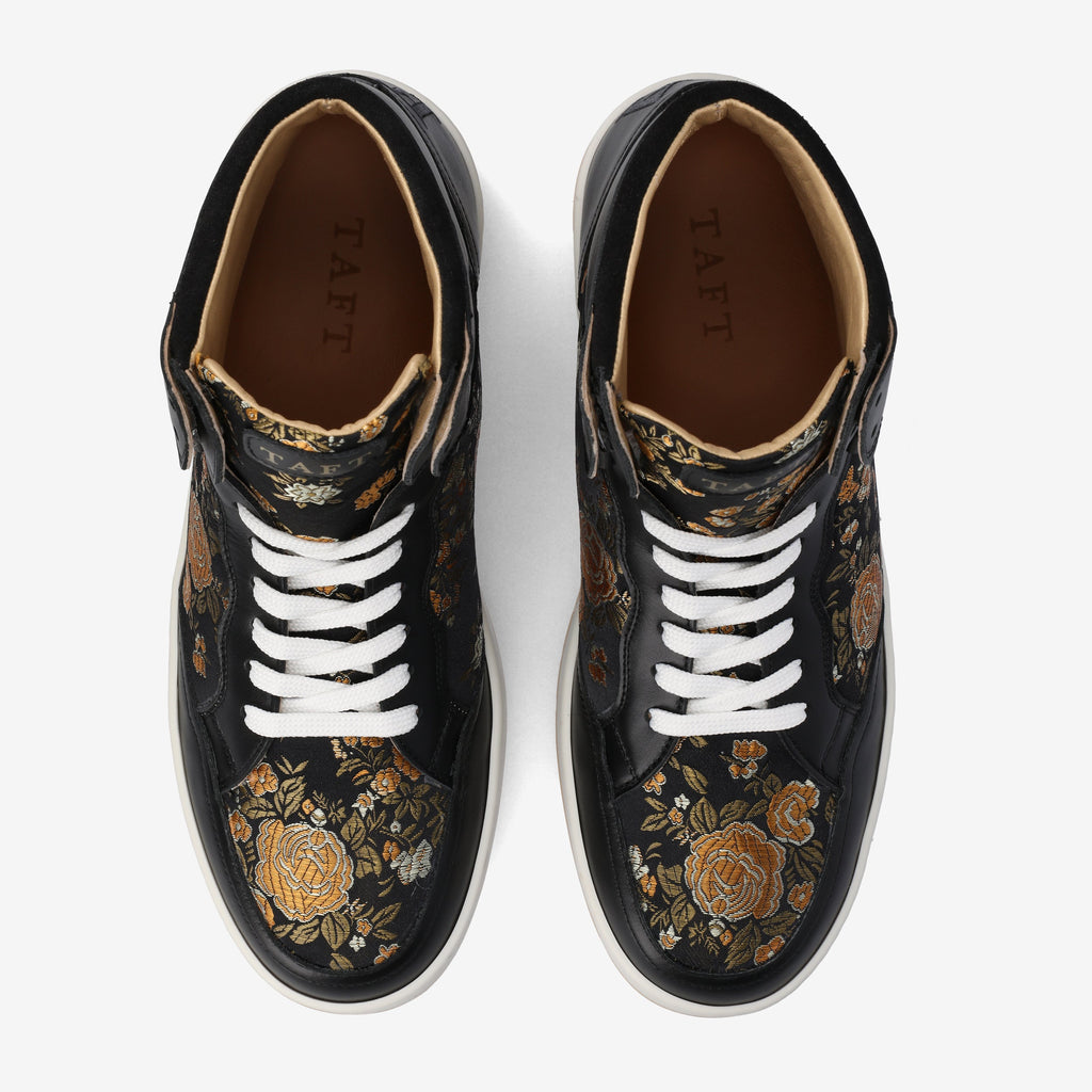 The Rapido High-top Sneaker in Eden Noir (Last Chance, Final Sale)