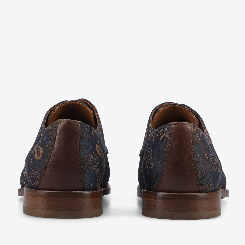 The Jack Oxford Shoe in Brown Paisley