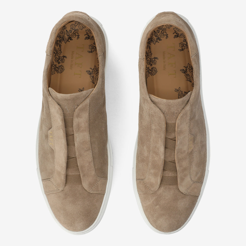 The James Sneaker in Tan Suede
