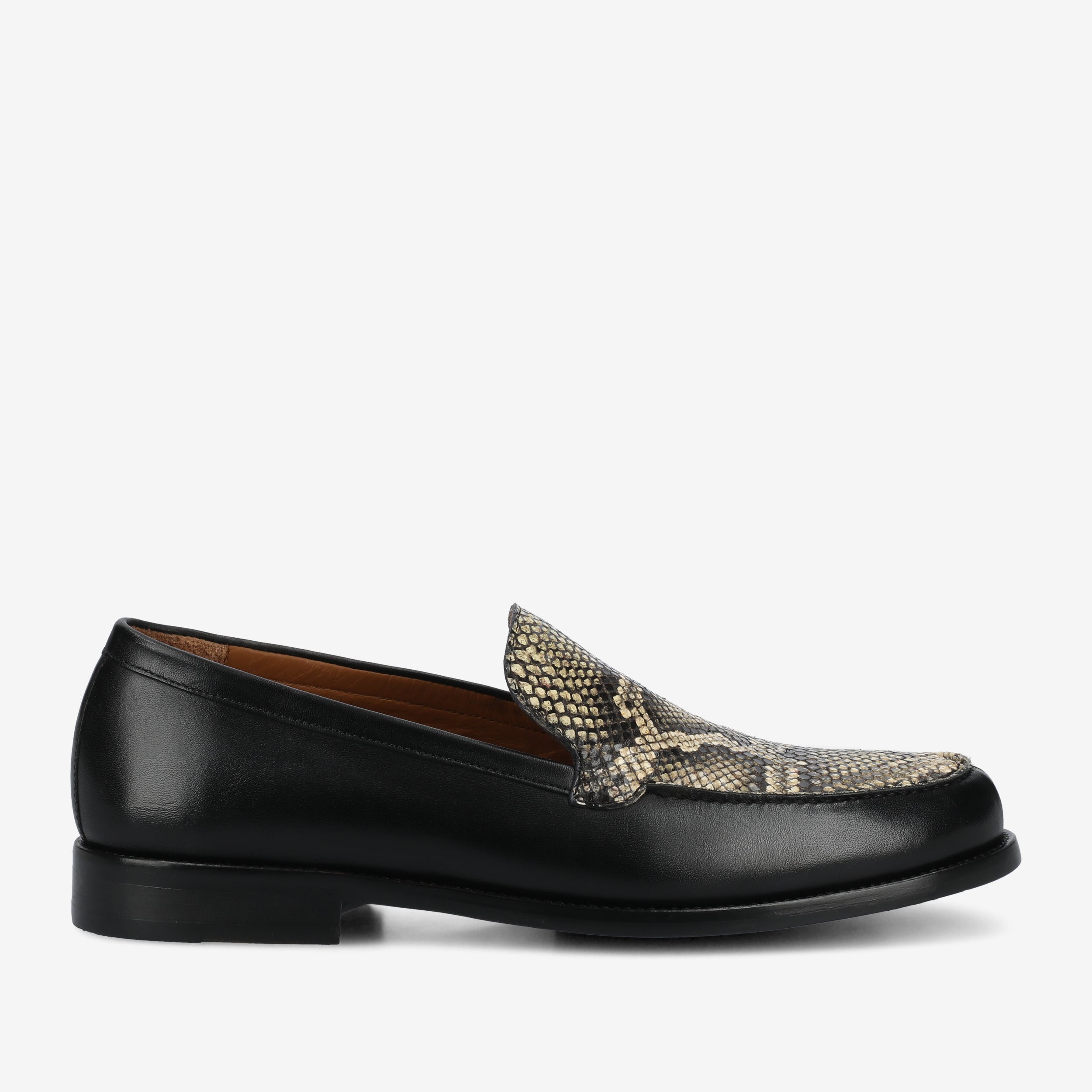 The Sterling Loafer in Serpente