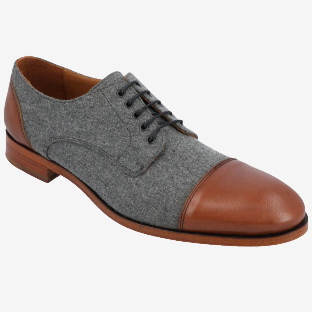The Jack Shoe in Grey/Brown