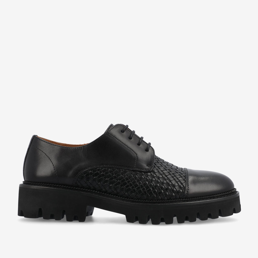 The Lucia Shoe in Black Woven (Last Chance, Final Sale)