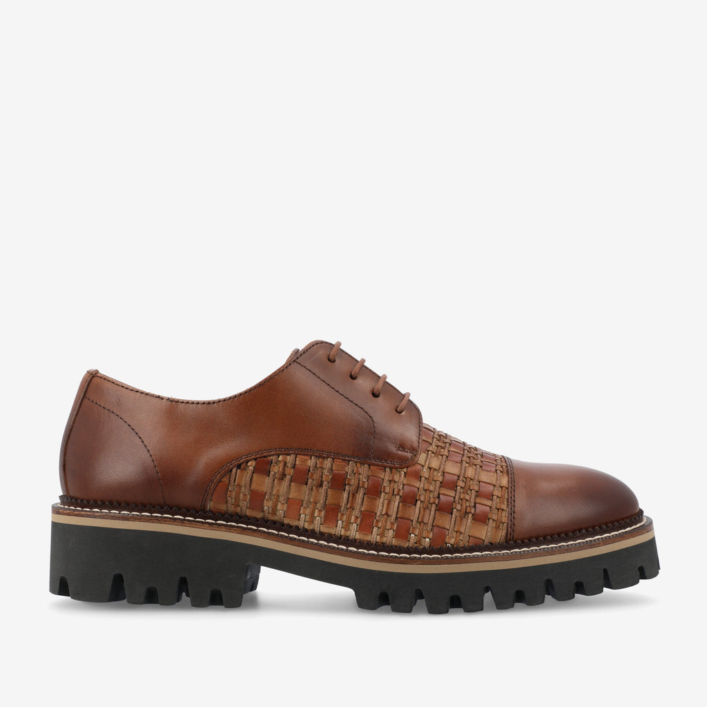 The Lucia Shoe in Brown Woven (Last Chance, Final Sale)