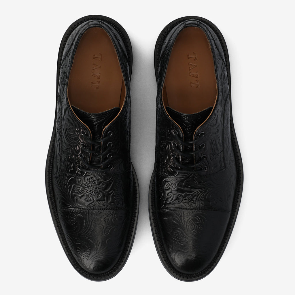 The Rome Shoe in Noir Viejo