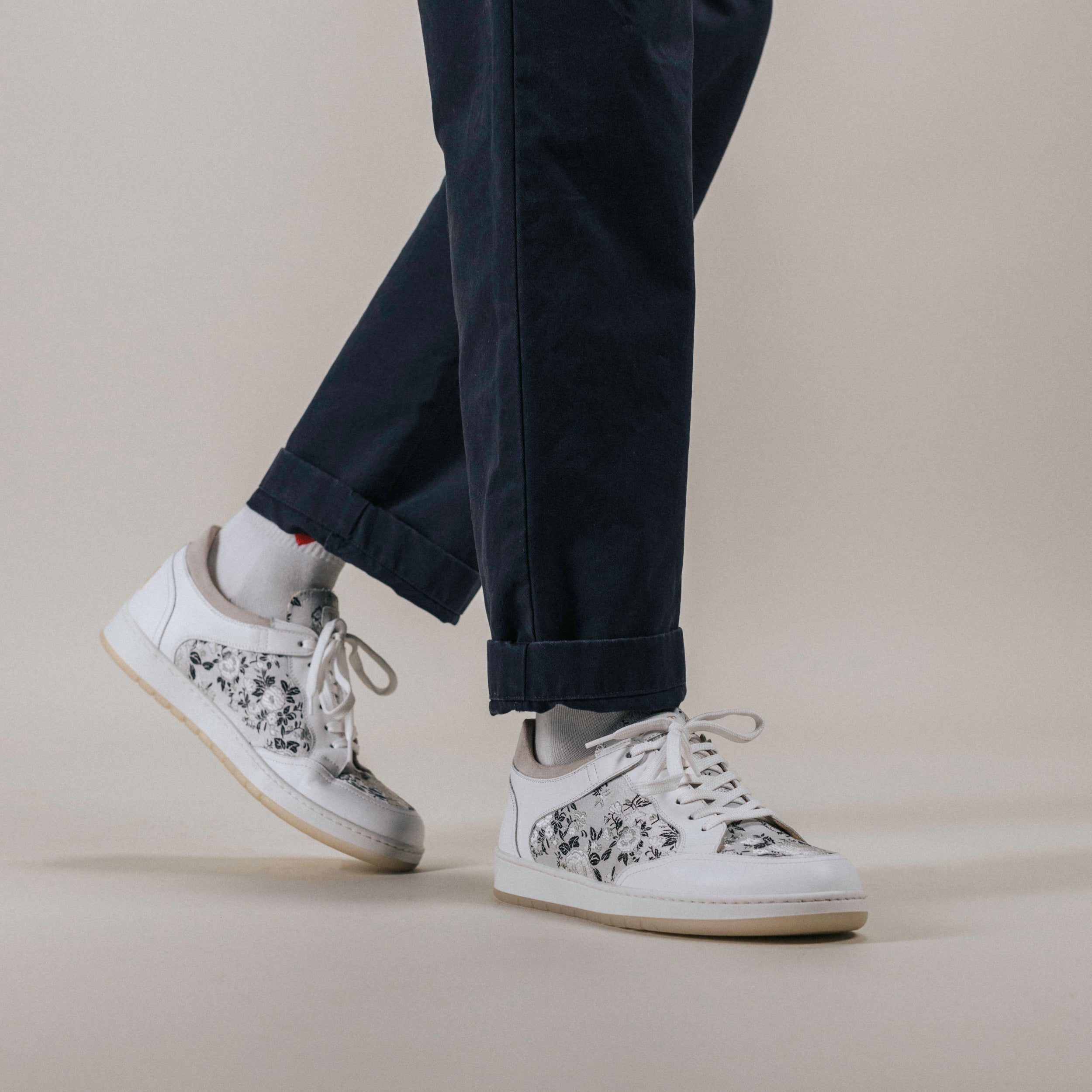 The Rapido Low Sneaker in Eden Blanc (Last Chance, Final Sale)