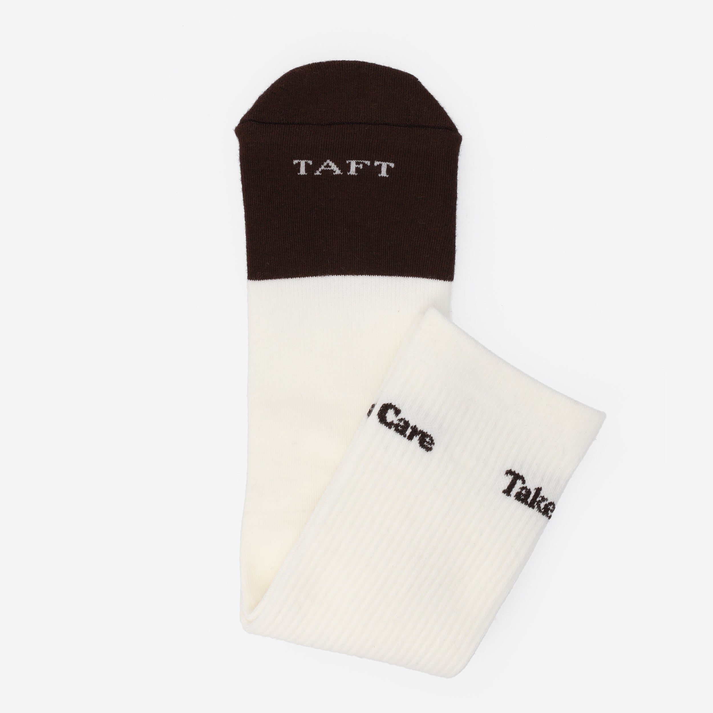 TAFT Black and Cream Socks 2-Pack