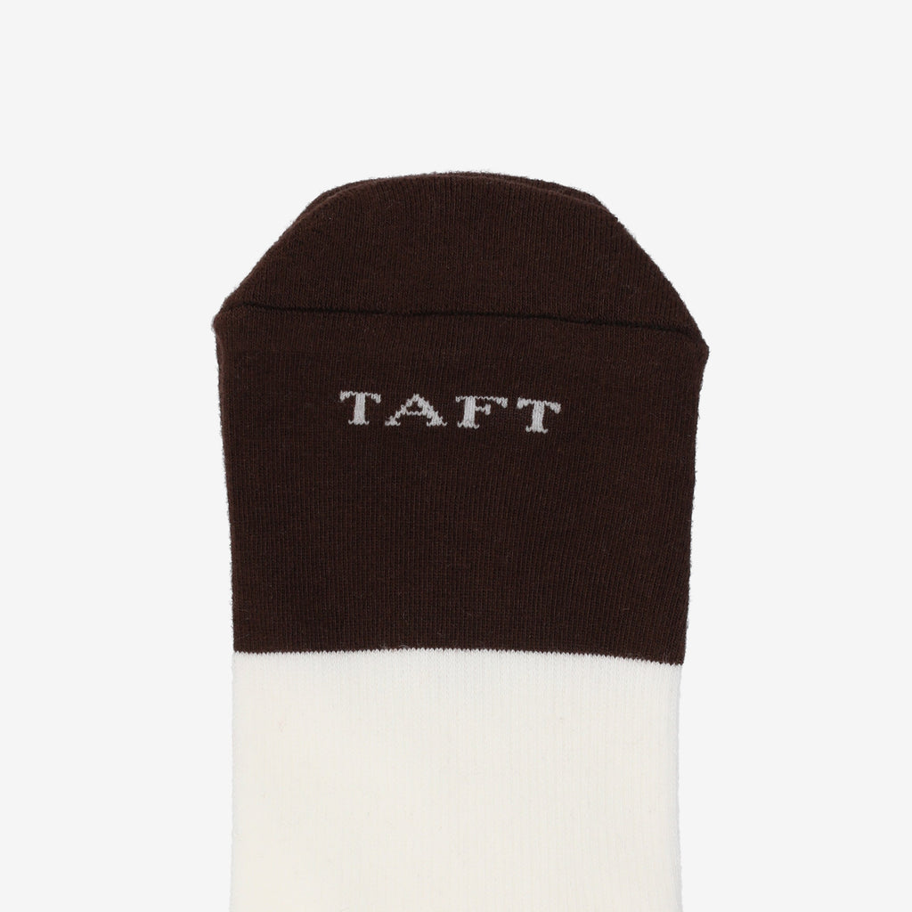 TAFT Black and Cream Socks 2-Pack