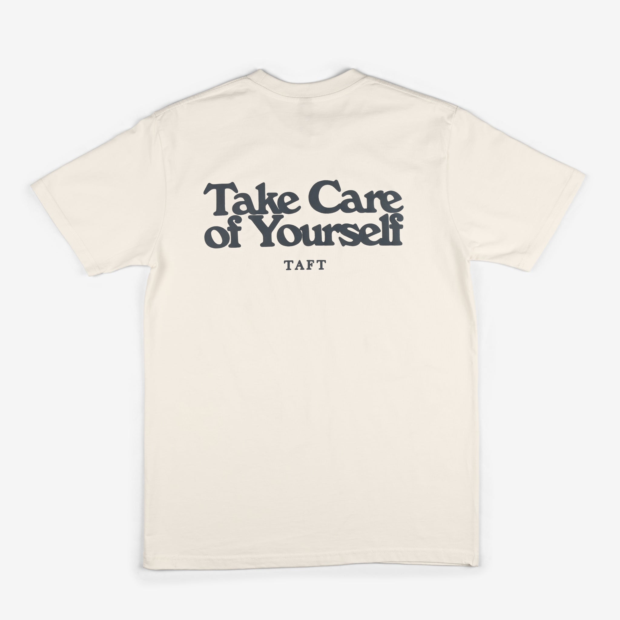Take Care T-Shirt in Ecru